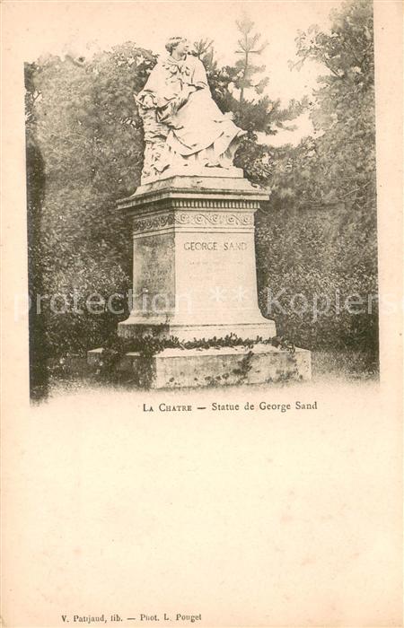 La Chatre Statue de George Sand Monument