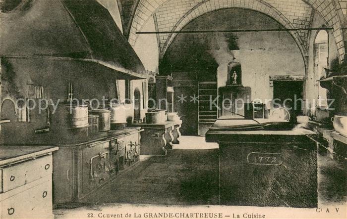 Saint-Pierre-de-Chartreuse Couvent de la Grande Chartreuse la cuisine