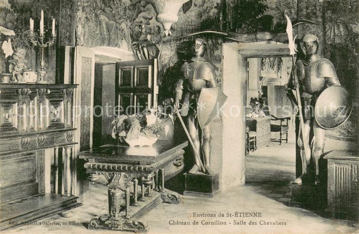 Saint-Paul-en-Cornillon Chateau Salles des Chevaliers Schloss Rittersaal