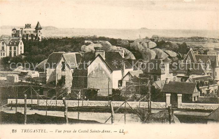 Tregastel Vue prise de Castel Sainte Anne