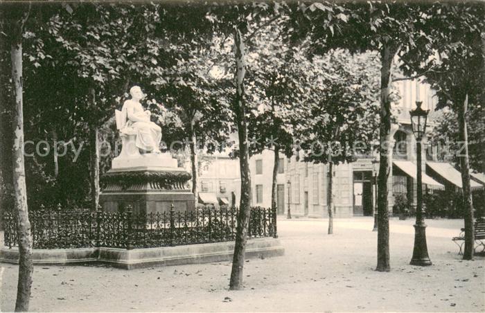 Besancon Doubs Statue de Victor Hugo Monument Promenad