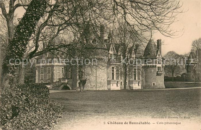 Bonnetable Chateau coin pittoresque du parc