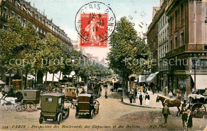 Paris Perspective des Boulevards des Capucins et des Italiens