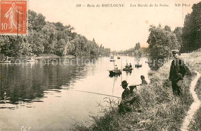 Bois de Boulogne Aux bords de la Seine