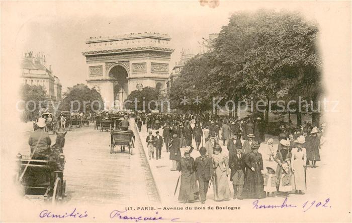Paris Avenue du Bois de Boulogne