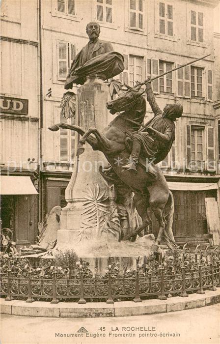 La Rochelle Charente-Maritime Monument Eugène Fromentin Peintre-Ecrivain