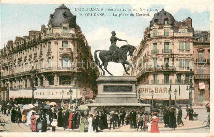 Orleans Loiret Place du Martroi Monument Statue Jeanne d Arc
