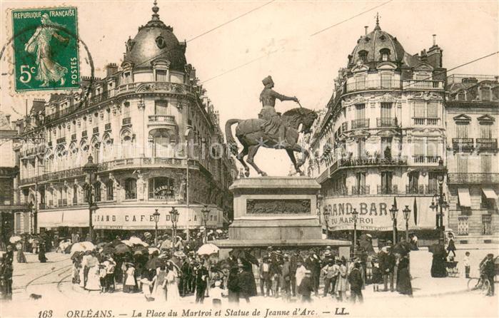 Orleans Loiret Place du Martroi Monument Statue Jeanne d Arc