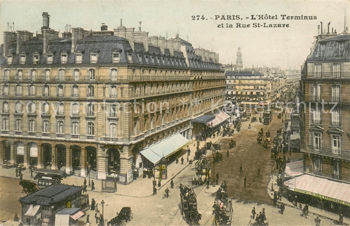 Paris Hôtel Terminus Rue Saint Lazare