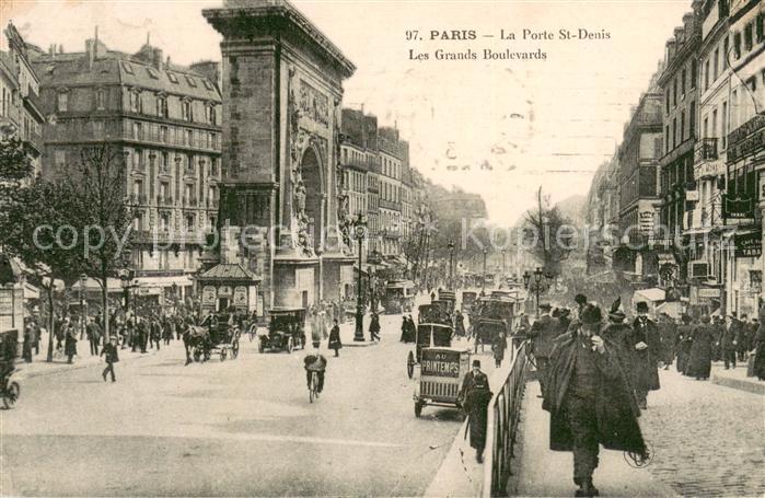 Paris Porte Saint Denis les Grands Boulevards