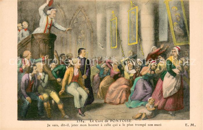 Pontoise Val-d Oise Le Curé de Pontoise Peinture Künstlerka