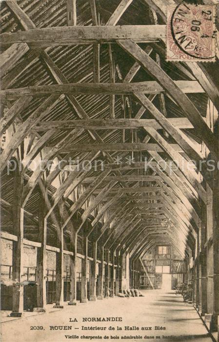 Rouen Intérieur de la Halle aux Blés