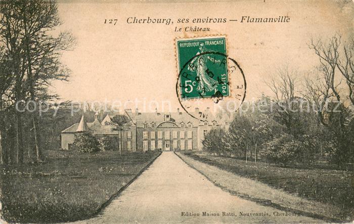 Flamanville Manche Chateau Schloss