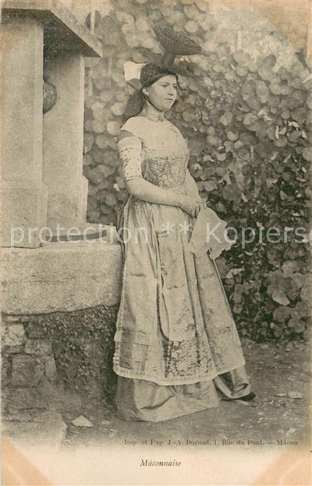 Macon 71 Une Maconnaise Costumes Trachten