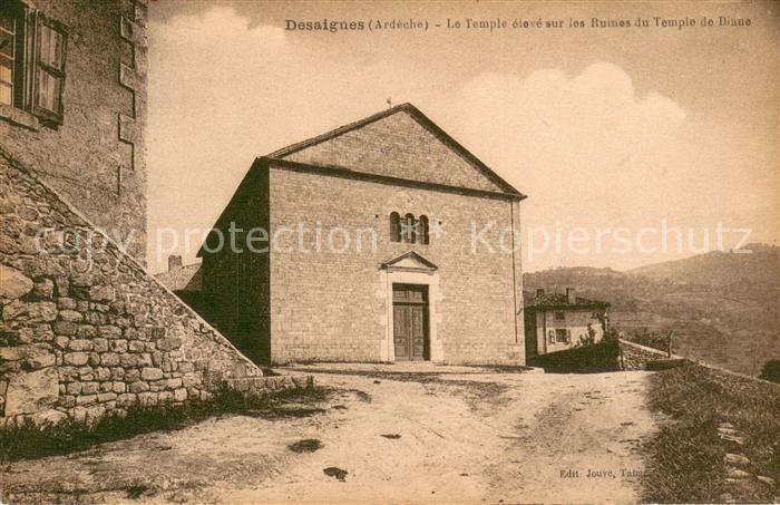 Desaignes Temple élevé sur les ruines du Temple de Diane