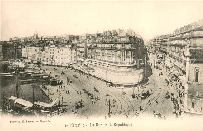 Marseille Bouches-du-Rhone Rue de la République
