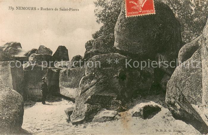 Nemours Seine-et-Marne Rochers de Saint Pierre