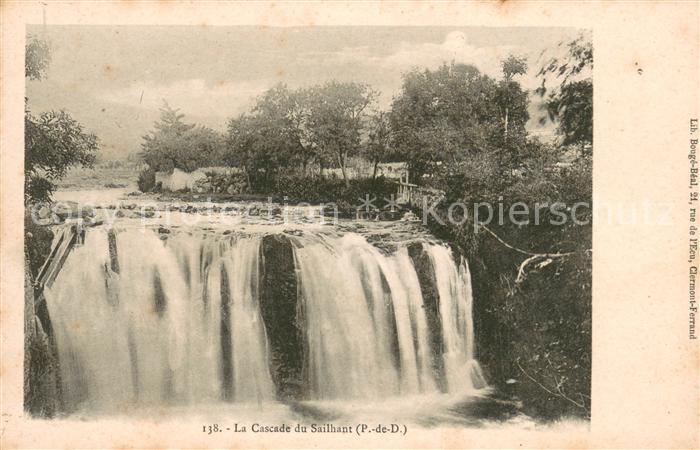 Saint-Nectaire Puy de Dome Cascade du Sailhant Wasserfall