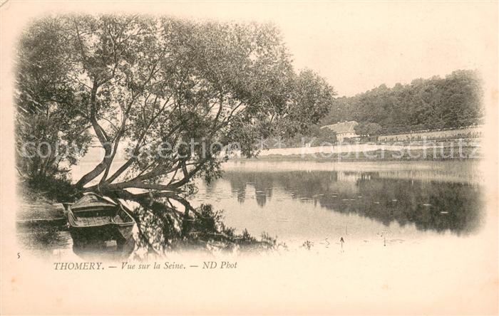Thomery Vue sur la Seine