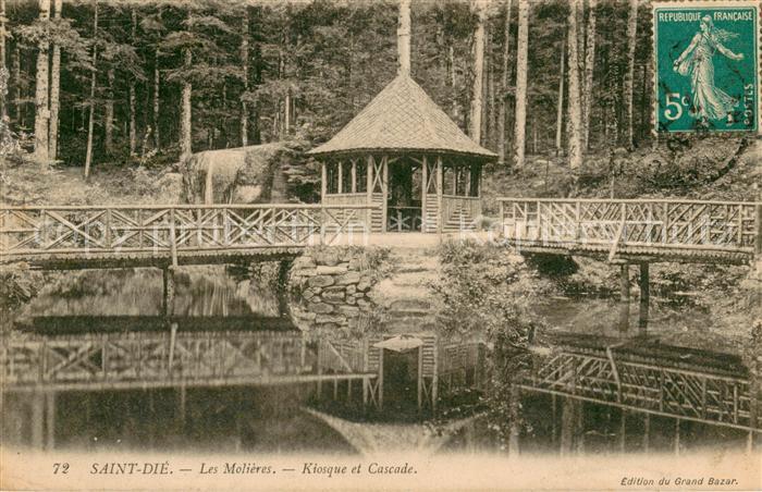 Saint-Die-des-Vosges Les Molières Kiosque et Cascade