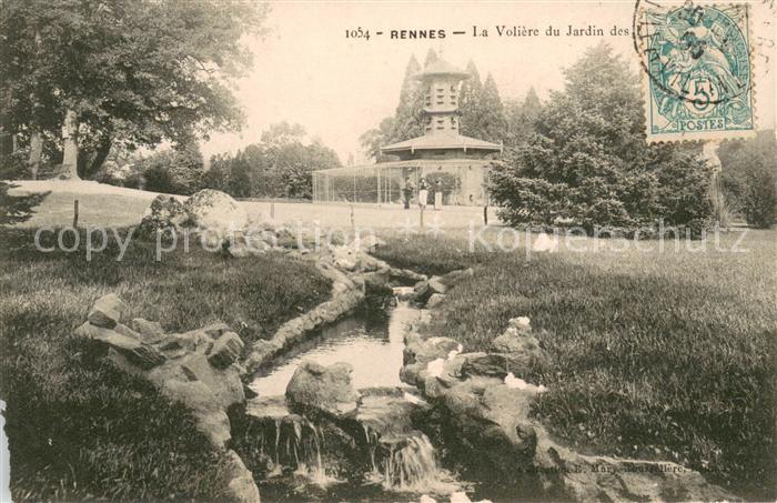 Rennes Ille-et-Vilaine La Volière du Jardin des Plantes