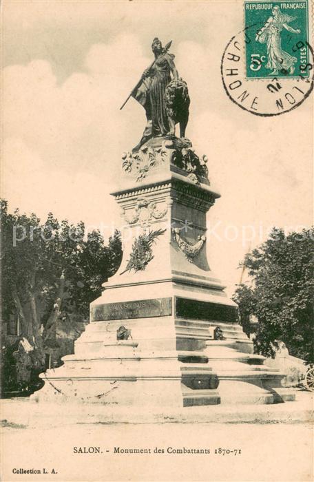 Salon-de-Provence Monument des Combattants 1870-71 Statue
