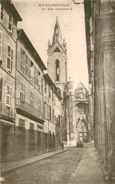 Aix-en-Provence Rue Cardinale Eglise