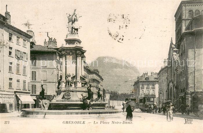 Grenoble Place Notre Dame Monument