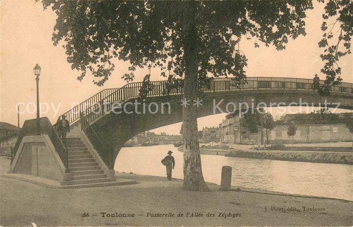 Toulouse Haute-Garonne Passerelle de l'Allée des Zéphyrs