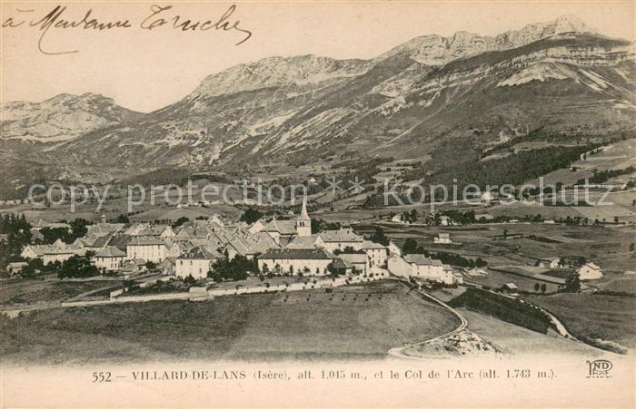 Villard-de-Lans Panorama Col de l'Arc