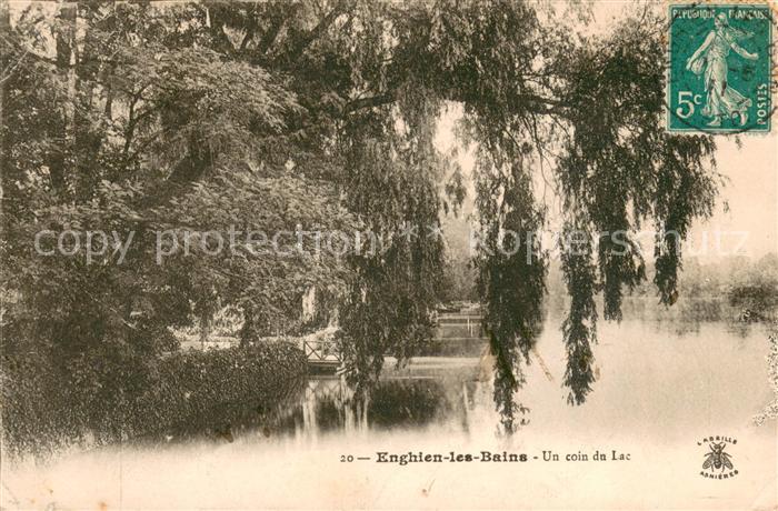 Enghien-les-Bains Un coin du lac