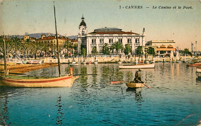 Cannes Alpes-Maritimes Casino et le port
