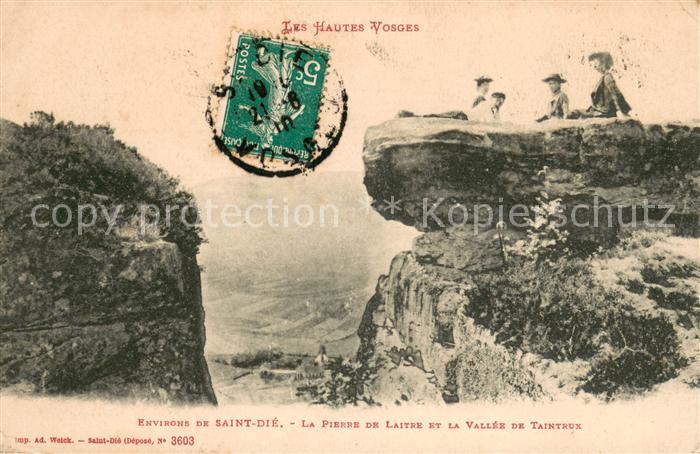 Saint-Die-des-Vosges La Pierre de Laitre et Vallee de Taintrux