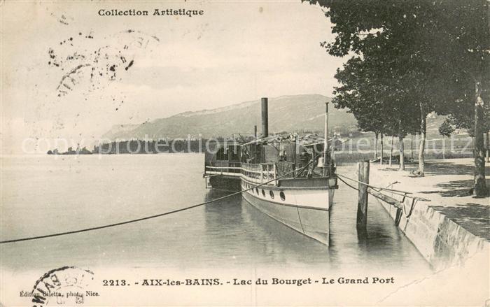 Aix-les-Bains Lac du Bourget Grand Port Bateau