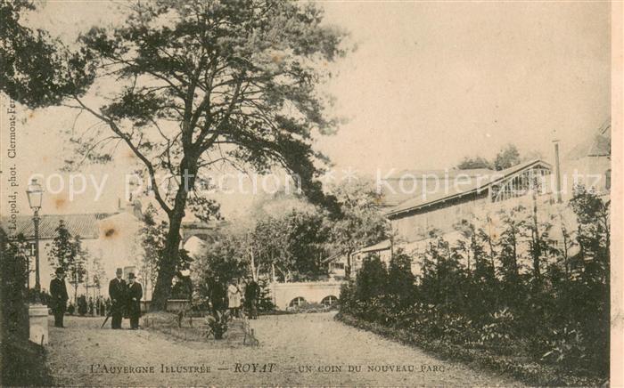 Royat les Bains Un coin du nouveau parc
