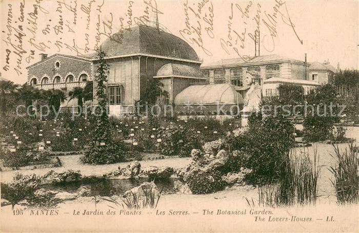 Nantes Loire Atlantique Jardin des Plantes Les Serres