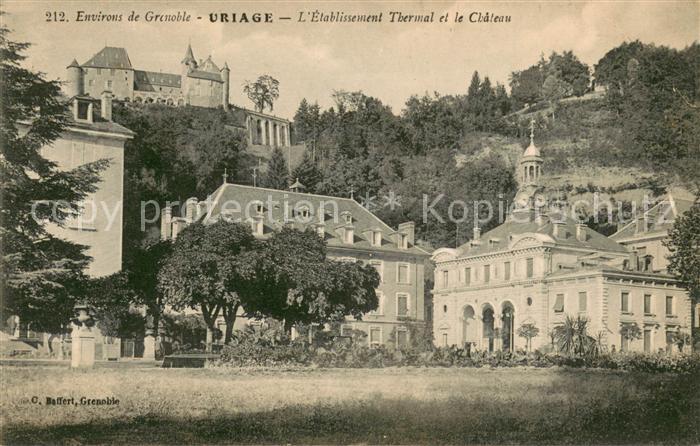 Uriage-les-Bains Isere Etablissement Thermal et le Chateau