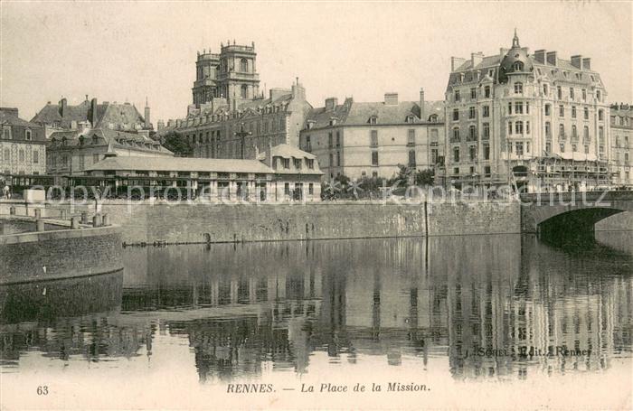 Rennes Ille-et-Vilaine Place de la Mission