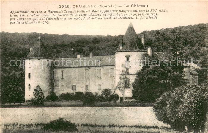 Cruzille Chateau Schloss