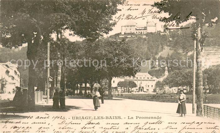 Uriage-les-Bains Isere La Promenade