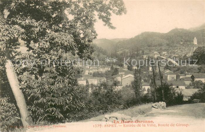 Aspet Entrée de la ville Route de Girosp
