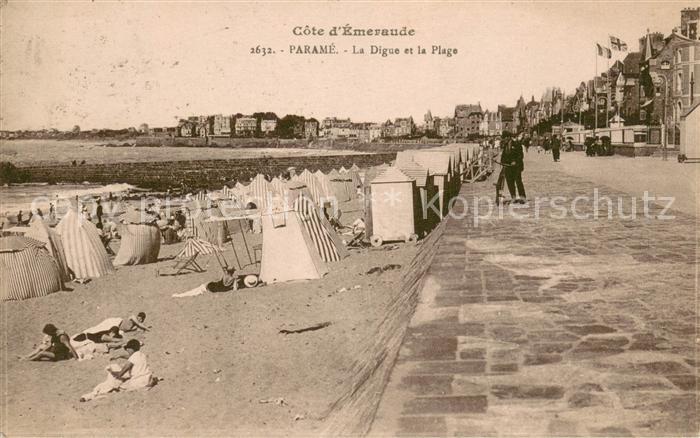 Parame La digue et la plage