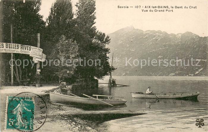 Aix-les-Bains Grand Port du Lac du Bourget Dent du Ch