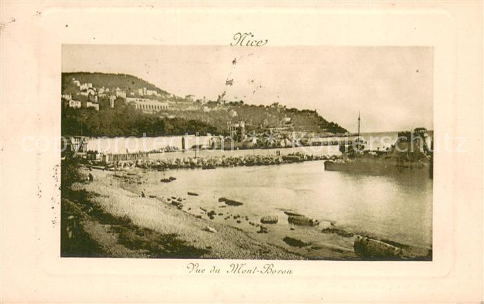 Nice Alpes Maritimes Vue panoramique du Mont Boron