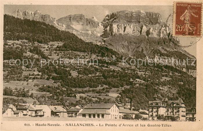 Sallanches Pointe d Arreu et les Quatre Têtes