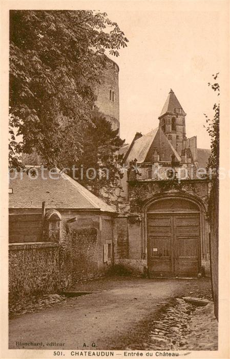 Chateaudun Entrée du Chateau Schloss