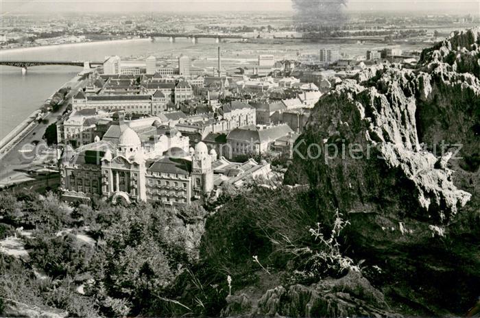 Budapest Panorama Blick vom Gellért Berg