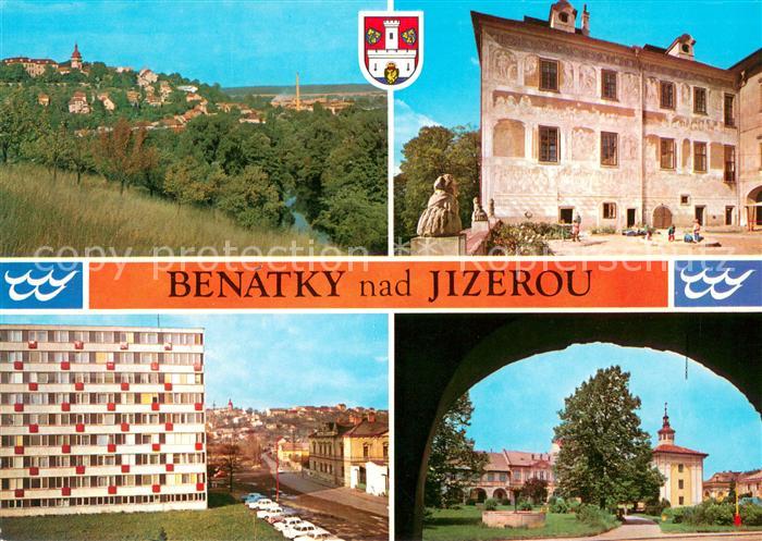 Benatky Panorama Renaissance Schloss Hochhaus Park