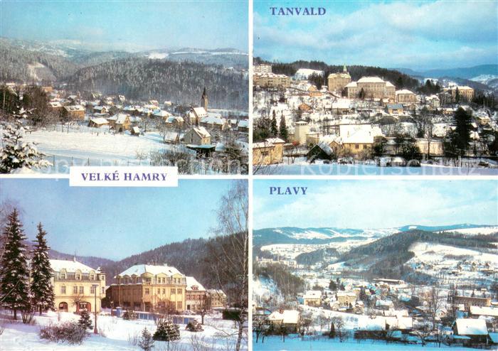 Velke Hamry Grosshammer Winterpanorama Tanvald Plavy