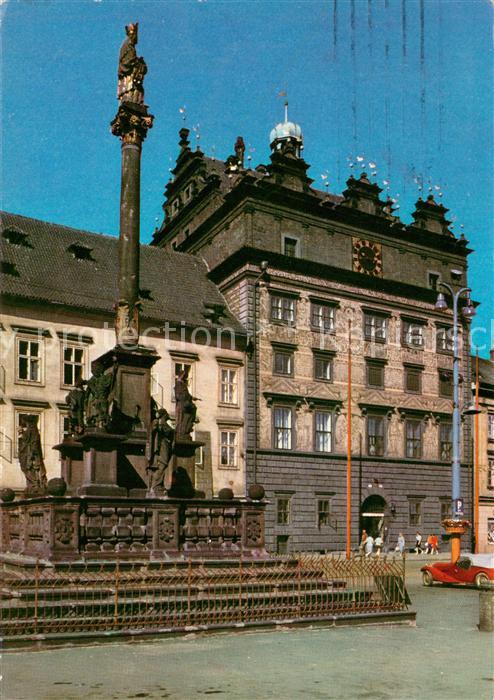 Plzen Pilsen Platz der Republik Rathaus